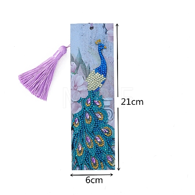 DIY Diamond Painting Bookmark with Tassel Pendants Kits PW-WGCAAFE-01-1