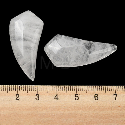 Natural Quartz Crystal Pendants G-M417-04F-1