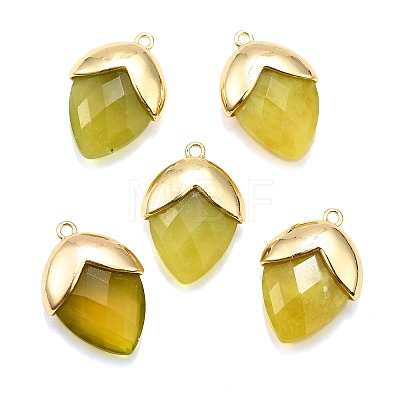 Natural Jade Pendants G-U019-03B-09-1