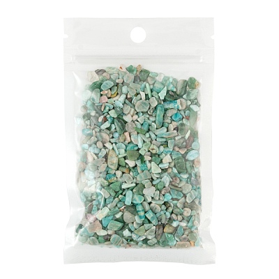 Natural Amazonite Chip Beads G-FS0001-16-1