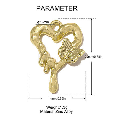Zinc Alloy Pendants AL-OY001-15G-1