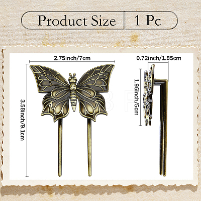 Zinc Alloy Bookmarks AJEW-WH20006-176A-1