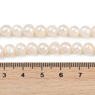 Natural Cultured Freshwater Pearl Beads Strands PEAR-I007-07Y-02A-1