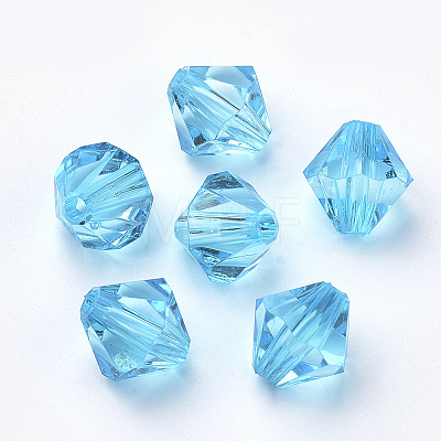 Transparent Acrylic Beads X1-TACR-S146-4mm-M-1