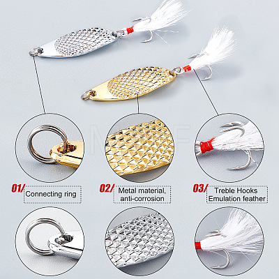 Stainless Steel Fishing Lures STAS-FH0001-02-1