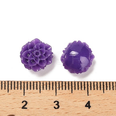 Synthetic Coral 3D Flower Rose Beads CORA-L046-A04-1