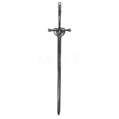 Alloy Flow Su Sword Hairpin Ancient Costume Headwear Hairpin Electroplating Pendant Sword ST5425824-1
