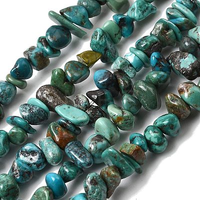 Natural HuBei Turquoise Bead Strands G-H345-A01-07-1