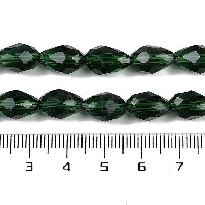 Transparent Glass Beads Strands LS-EGLA-N013-T8mm-D15-1