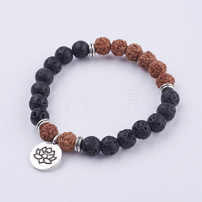 Yoga Chakra Jewelry BJEW-L620-02-1