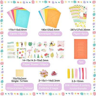 DIY Teachers' Day Theme Envelope & Card Kids Craft Kits AJEW-WH0415-62E-1