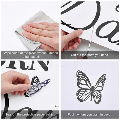 PVC Wall Stickers DIY-WH0228-409-1