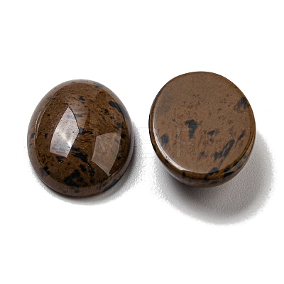 Natural Mahogany Obsidian Cabochons G-C115-01A-34-1