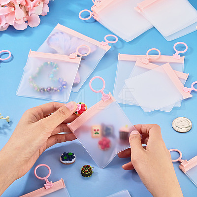 24Pcs 3 Styles Transparent EVA Resealable Bags with Rings ABAG-TA0002-26-1