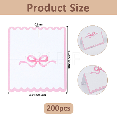 Paper Table Place Cards OFST-WH0004-156C-1