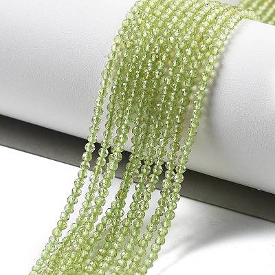 Natural Peridot Beads Strands G-B107-A06-01A-1