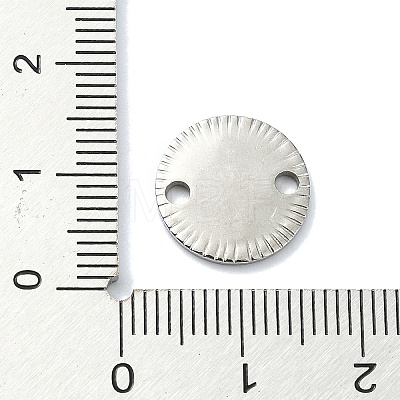 201 Stainless Steel Connector Charms STAS-C097-51P-1