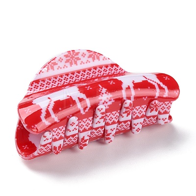 Christmas Theme PVC Claw Hair Clips LS-PHAR-C001-01B-1
