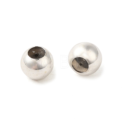 925 Sterling Silver Beads STER-WH0011-08S-1