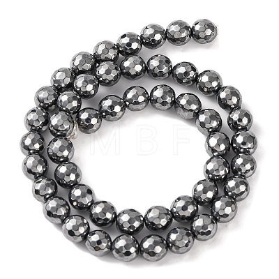 Terahertz Stone Beads Strands G-H027-H01-02-1