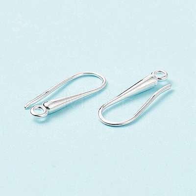 Eco-Friendly Brass Earring Hooks Findings KK-M157-03S-RS-1