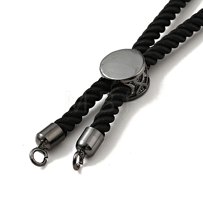 Half Finished Twisted Milan Rope Slider Bracelets LS-FIND-G032-01B-06-1