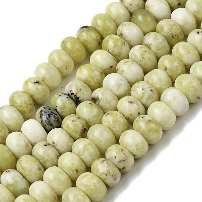 Natural Yellow Turquoise(Jasper) Beads Strands G-A280-A02-02-1