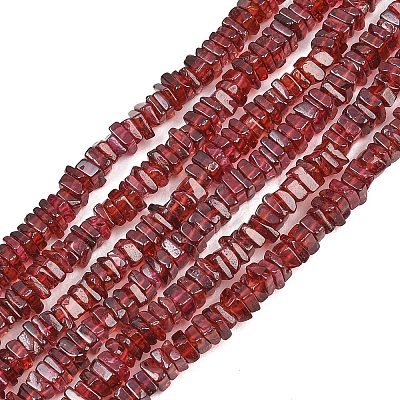 Natural Red Garnet Beads Strands G-Z152-F03-03-1