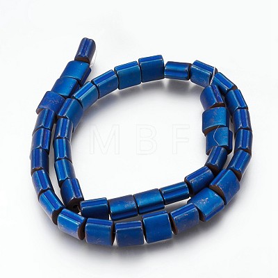 Electroplated Non-magnetic Synthetic Hematite Beads Strands G-P392-U-1
