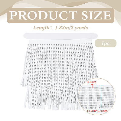2Yards Velvet Tassel Fringe Trimming SRIB-PH0001-89B-1