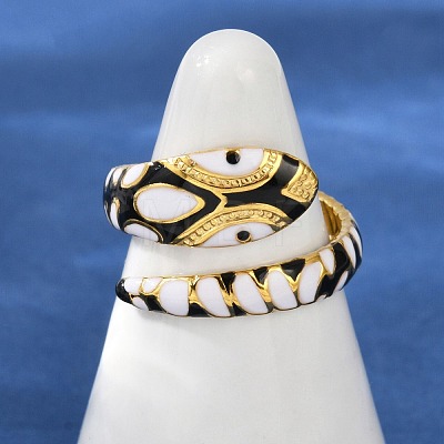 304 Stainless Steel Adjustable Cuff Rings RJEW-Q015-01G-F-1