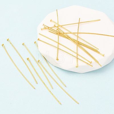 Brass Flat Head Pins HP5.0cmCY-G-1