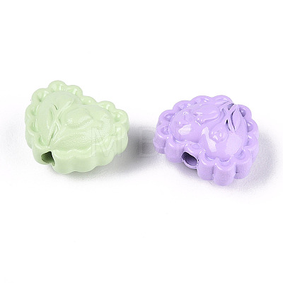 Baking Paint Alloy Beads PALLOY-T090-66-1