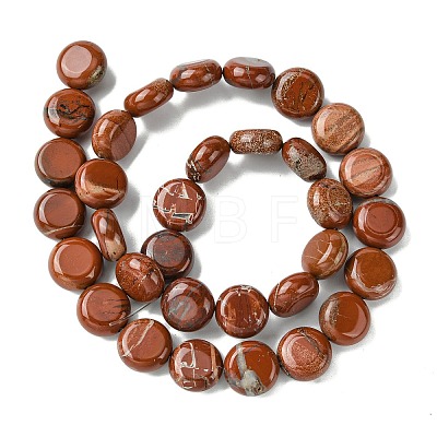 Natural Red Jaseper Beads Strands G-K365-A01-01-1