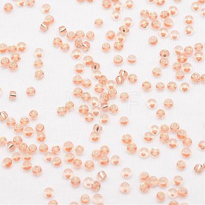 6/0 Transparent Glass Round Seed Beads SEED-J010-F6-L36-1