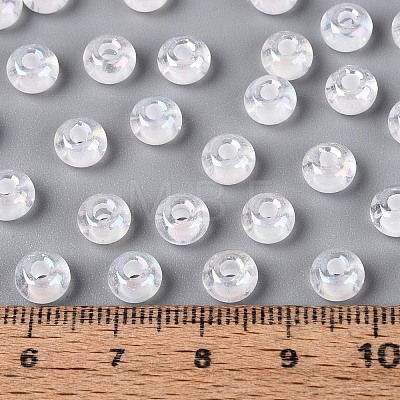 FGB Inside Colours Transparent Glass Seed Beads SEED-T009-01L-1