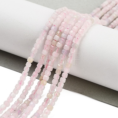 Natural Morganite Beads Strands G-H042-B05-01-1