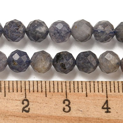 Natural Iolite Beads Strands G-J400-E05-02A-1