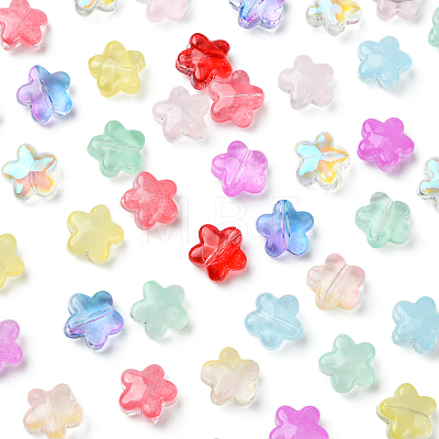 30Pcs Baking Paint Glass Beads GLAA-FS0001-99A-1