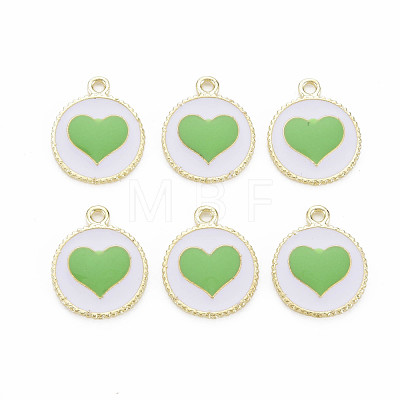 Alloy Enamel Pendants PALLOY-S181-039A-NR-1