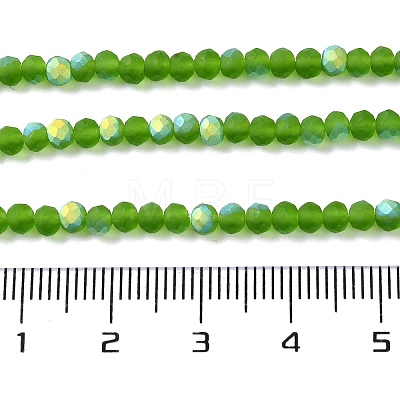 Imitation Jade Glass Beads Strands EGLA-A034-T3mm-MB11-1