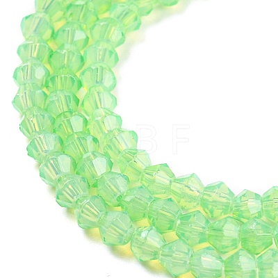 Baking Painted Transparent Glass Beads Strands DGLA-F029-J2mm-01-1