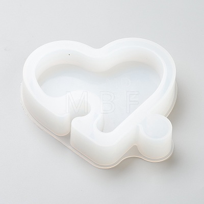 Heart Puzzel Silicone Storage Box Molds DIY-I044-26-1