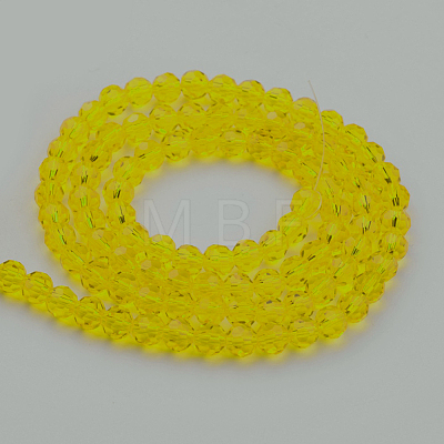 Transparent Glass Bead Strands X-GLAA-G013-6mm-68-1