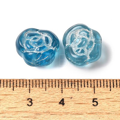 Transparent Lampwork Beads LAMP-P065-01A-13-1