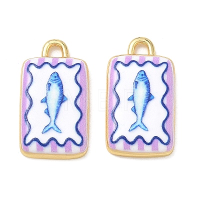 Printed Brass Pendants KK-CBAF9BC-16G-02-1