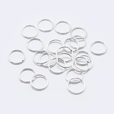 925 Sterling Silver Soldered Closed Jump Rings STER-F036-03S-1x6-1