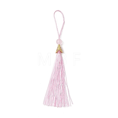 Polyester Tassel Pendant Decoration HJEW-JM03005-05-1