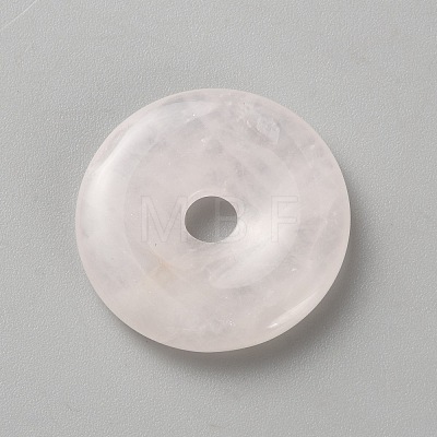 Natural Rose Quartz Pendants G-WH0016-54A-1