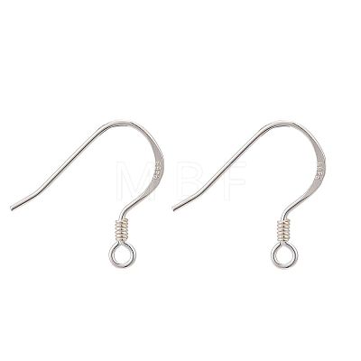 925 Sterling Silver Earring Hooks STER-K167-049D-S-1